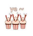 クリームBunnyと彼女のクリームTaco（個別スタンプ：33）