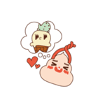 クリームBunnyと彼女のクリームTaco（個別スタンプ：35）