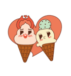 クリームBunnyと彼女のクリームTaco（個別スタンプ：40）