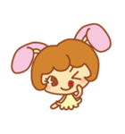 ウサミミガール Flappy（個別スタンプ：3）