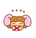 ウサミミガール Flappy（個別スタンプ：10）