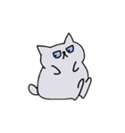 灰猫ぐれちゃん。（個別スタンプ：7）