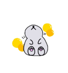 灰猫ぐれちゃん。（個別スタンプ：11）