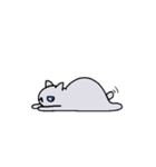 灰猫ぐれちゃん。（個別スタンプ：14）