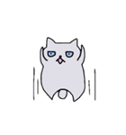 灰猫ぐれちゃん。（個別スタンプ：16）