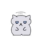 灰猫ぐれちゃん。（個別スタンプ：18）