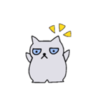 灰猫ぐれちゃん。（個別スタンプ：19）