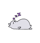 灰猫ぐれちゃん。（個別スタンプ：20）