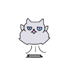 灰猫ぐれちゃん。（個別スタンプ：25）