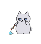 灰猫ぐれちゃん。（個別スタンプ：30）