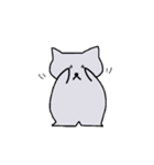 灰猫ぐれちゃん。（個別スタンプ：34）