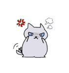 灰猫ぐれちゃん。（個別スタンプ：35）
