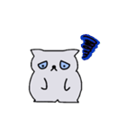 灰猫ぐれちゃん。（個別スタンプ：36）
