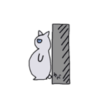 灰猫ぐれちゃん。（個別スタンプ：40）