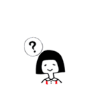 しもぶくれちゃん（個別スタンプ：35）
