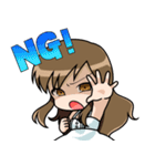 アニオタ女子「遊佐さん」スタンプ ver.2（個別スタンプ：18）