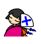 座敷わらしの「花ちゃん」です（個別スタンプ：6）