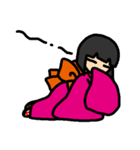座敷わらしの「花ちゃん」です（個別スタンプ：36）