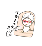 めがねちゃん！ニコラス・よしよし（個別スタンプ：28）