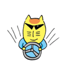 となりの猫川さん（個別スタンプ：40）