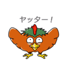 うなずくニワトリ（個別スタンプ：15）