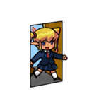 おきらく☆ほげらえるふさん (学校生活編)（個別スタンプ：24）