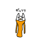 しろねこ母さん1年生（個別スタンプ：14）