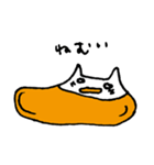しろねこ母さん1年生（個別スタンプ：15）