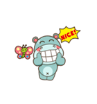 ハッピーなカバのヒロ（個別スタンプ：31）