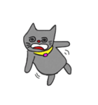 ねこの青助と青助の風船（個別スタンプ：37）