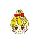 可愛い女子スタンプ（個別スタンプ：9）