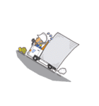 がんばる トラッカ君（個別スタンプ：4）