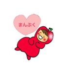 りんごガールのダイエット生活（個別スタンプ：30）