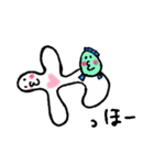 ゆるもじ村のなかまたち。（個別スタンプ：11）
