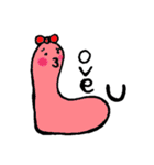 ゆるもじ村のなかまたち。（個別スタンプ：15）