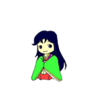 和装女子のスタンプ（個別スタンプ：16）