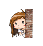 Daily Tiny Girl（個別スタンプ：17）