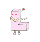 ABCと愉快な仲間たち（個別スタンプ：3）