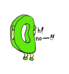 ABCと愉快な仲間たち（個別スタンプ：6）