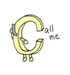 ABCと愉快な仲間たち（個別スタンプ：17）