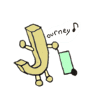 ABCと愉快な仲間たち（個別スタンプ：22）