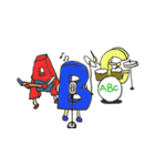 ABCと愉快な仲間たち（個別スタンプ：34）