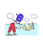 ABCと愉快な仲間たち（個別スタンプ：35）