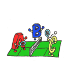 ABCと愉快な仲間たち（個別スタンプ：36）