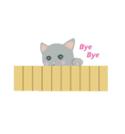 かわいいロシアンブルーのねこ（個別スタンプ：13）