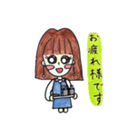 癒し系OLの敬語スタンプ（個別スタンプ：8）