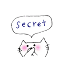 ねこさんのふきだし言葉スタンプ（個別スタンプ：19）