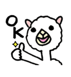 ジワジワくる アルパカさんスタンプ2（個別スタンプ：1）
