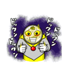 パール仮面とゴールドコインマン（個別スタンプ：36）