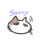 ねこフェイス（個別スタンプ：6）